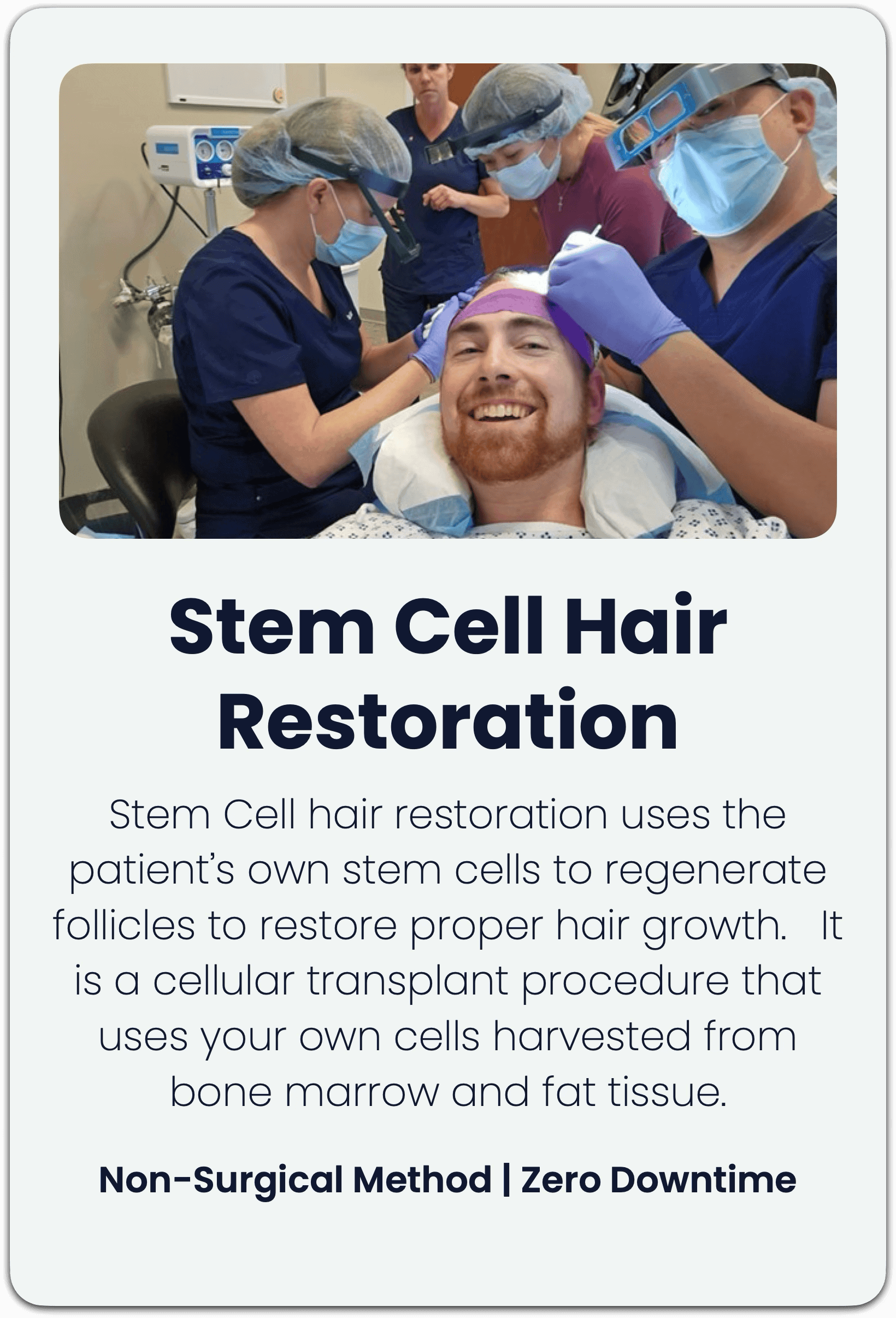 stem cell hair restoration at Cendant